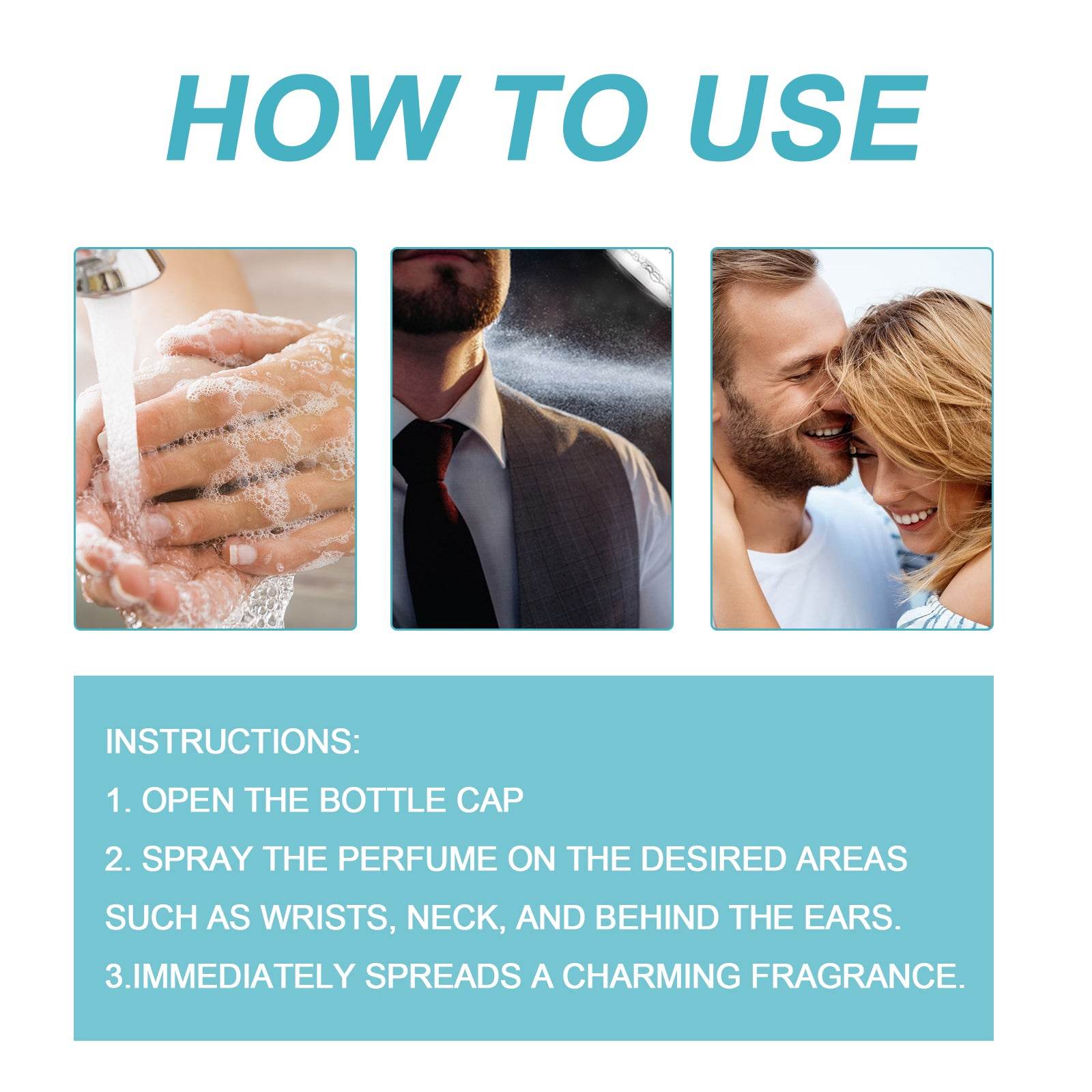 Glamor Perfume, Long-Lasting Fresh Fragrance for Confidence - Estalios