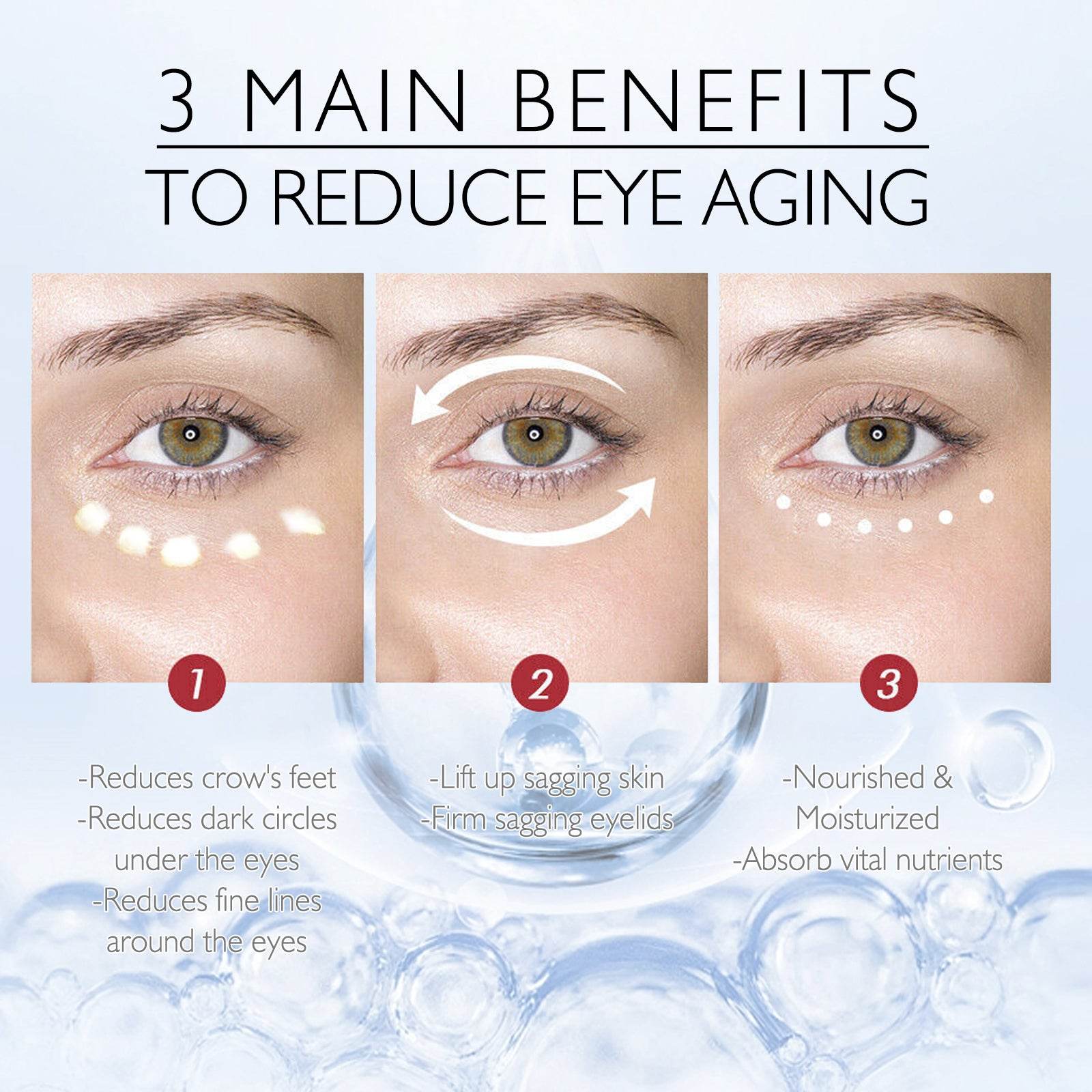 Niacinamide Eye Cream Gel Reduces Fine Lines And Dark Circles - Estalios