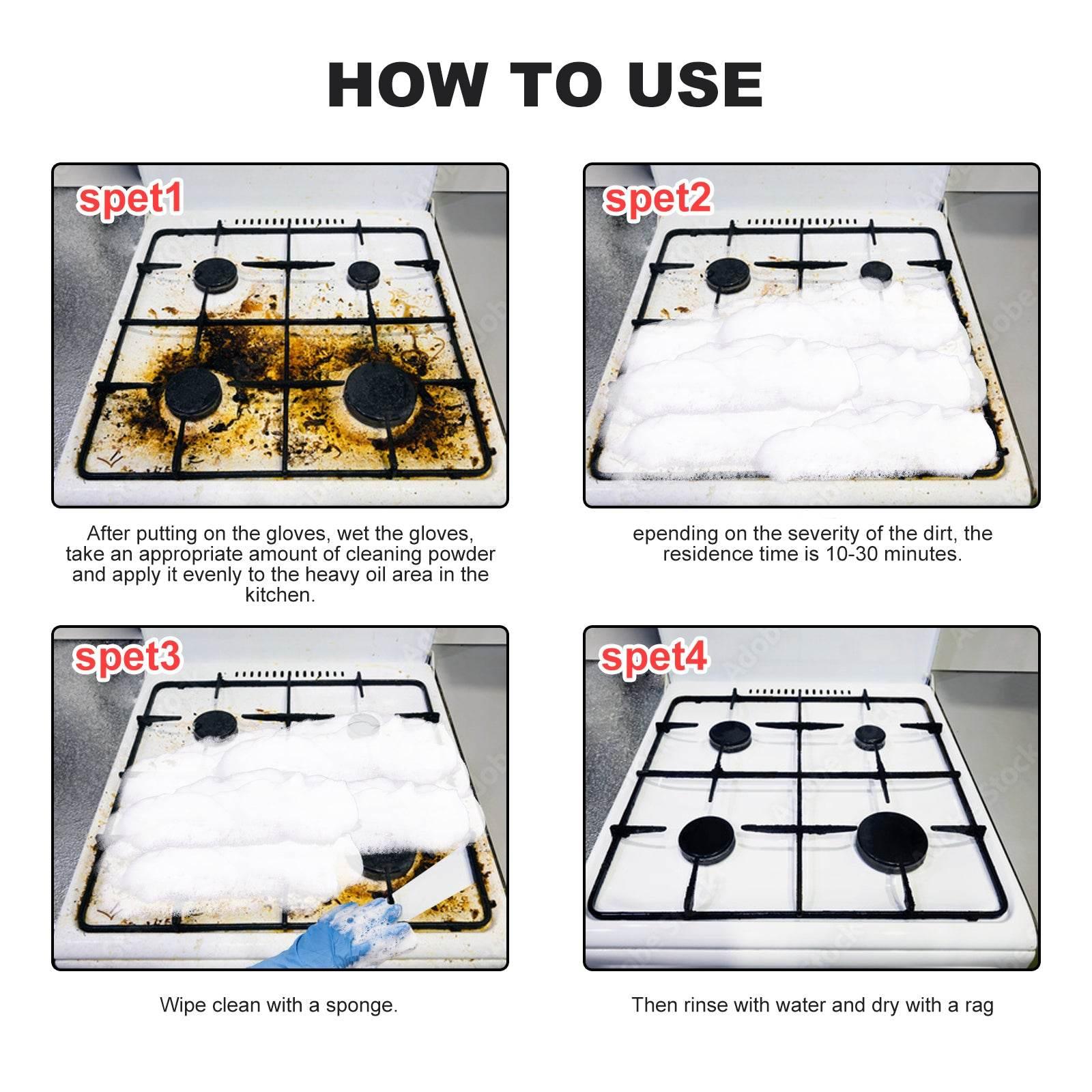 JAKEHOE Protective Kitchen Cleaner for Heavy Oil Dirt - Estalios