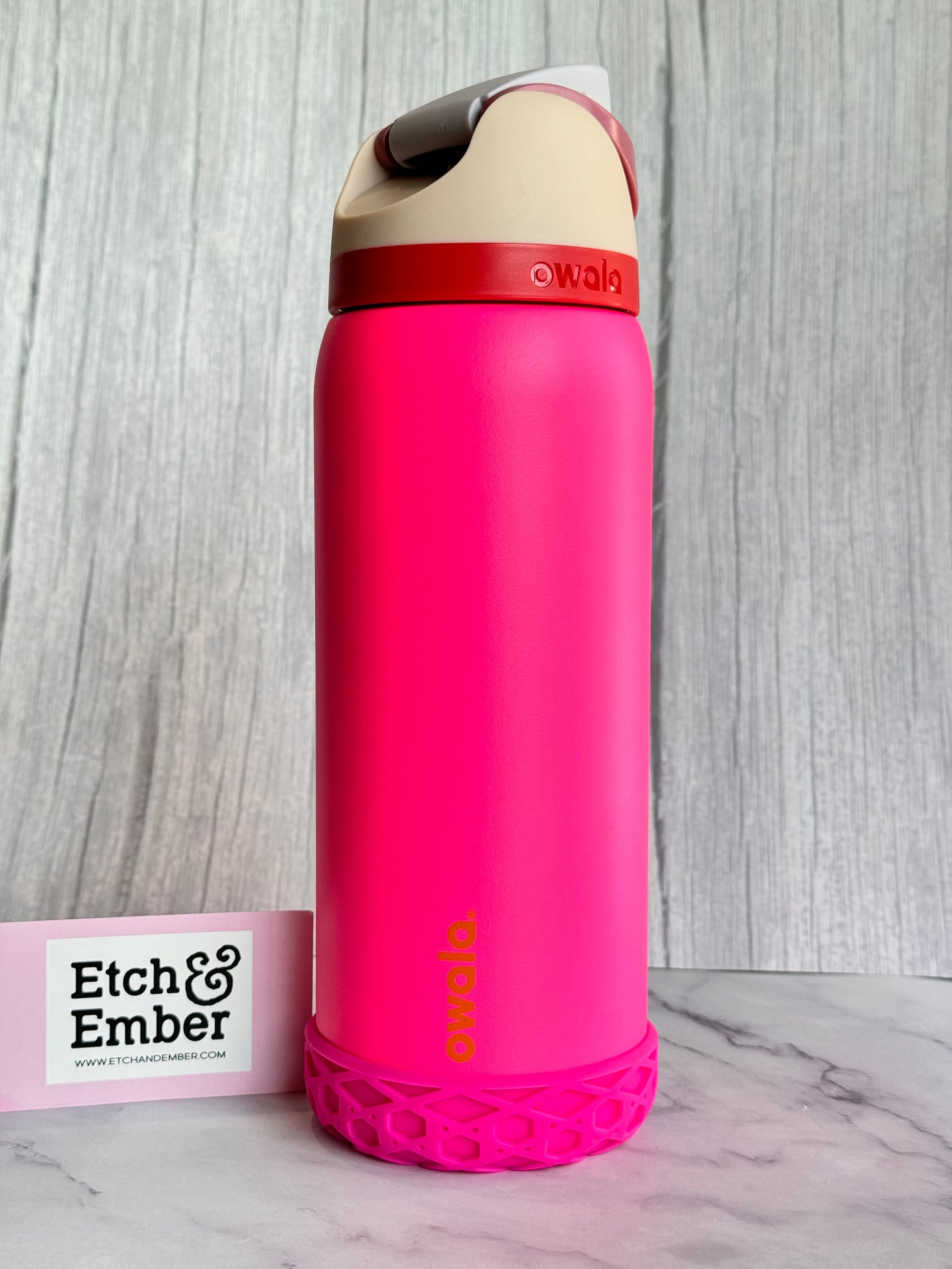 Ultra-Protective Hot Pink 3.25 Inch Shorty Tumbler Boot