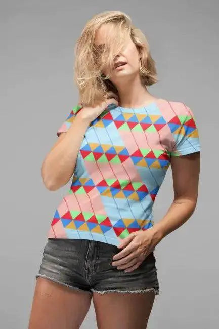 Graphic Pattern T-Shirt for Women - Unique Styles Available - Estalios