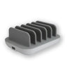 Gray and White USB Charging Station with LED Indicator for Easy Multi-Device Charging - Estalios