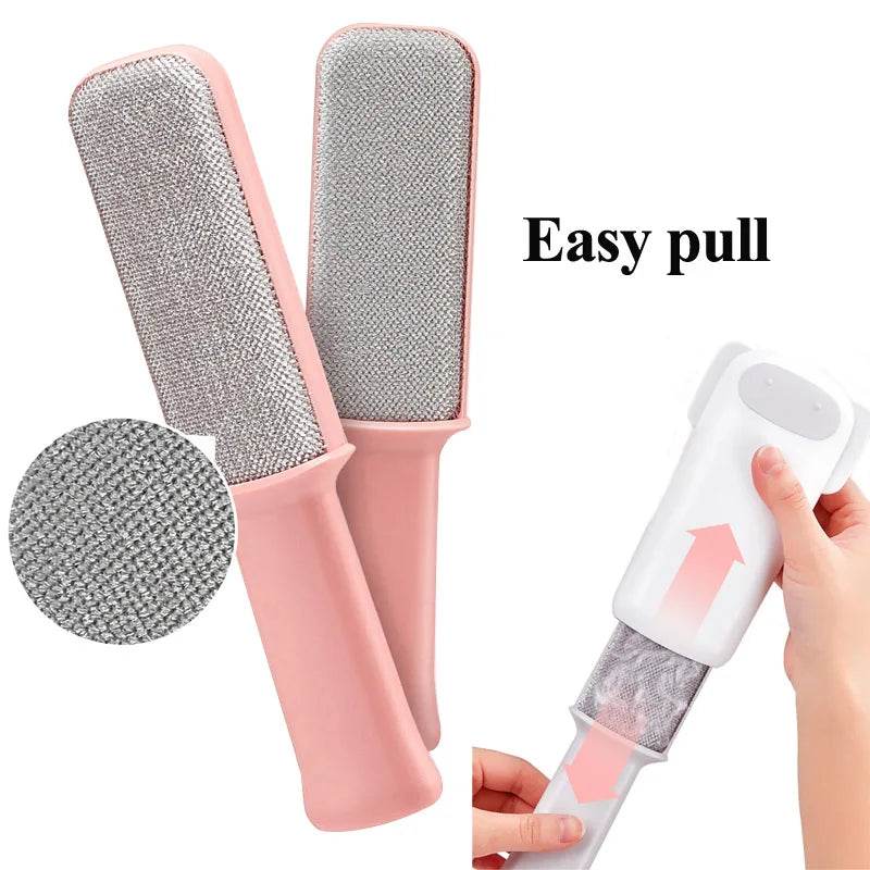 Portable Pet Hair Remover Lint Brush for Clothes Cleaning - Estalios