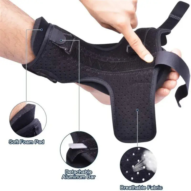 Férula nocturna ajustable para fascitis plantar y pie caído