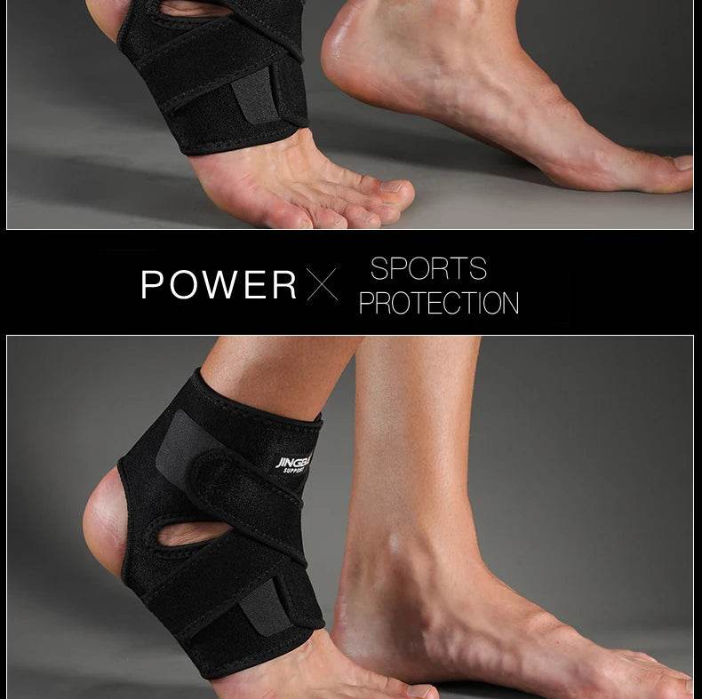 Adjustable Compression Ankle Brace for Sports Protection - Estalios