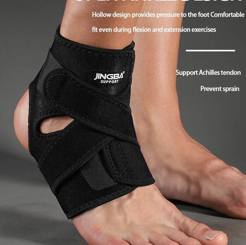 Adjustable Compression Ankle Brace for Sports Protection - Estalios