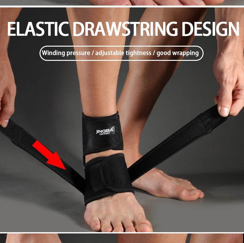 Adjustable Compression Ankle Brace for Sports Protection - Estalios