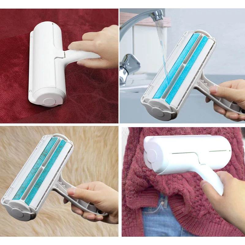Portable Pet Hair Remover Lint Brush for Clothes Cleaning - Estalios