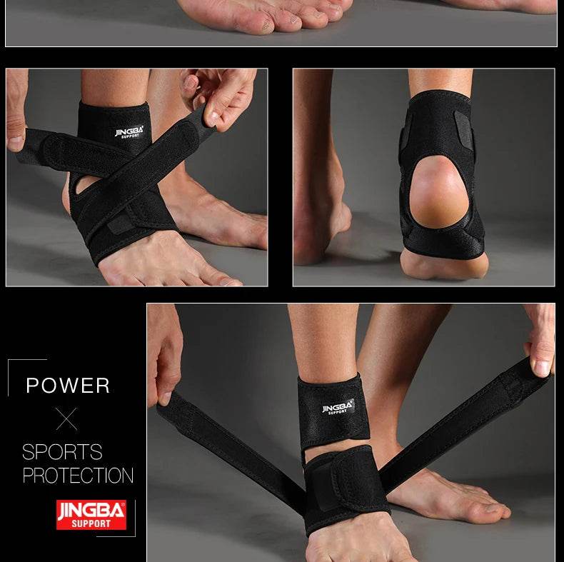Adjustable Compression Ankle Brace for Sports Protection - Estalios