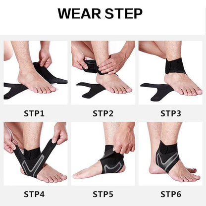 Adjustable Ankle Support Brace for Sprain Prevention and Fitness - Estalios