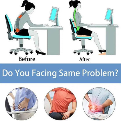 Cushion Slow Rebound Waist Support Set for Comfort Seating - Estalios