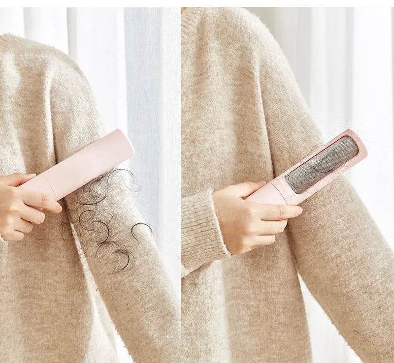 Portable Pet Hair Remover Lint Brush for Clothes Cleaning - Estalios