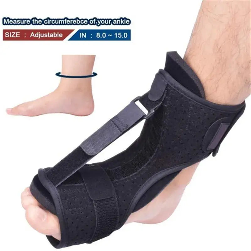 Férula nocturna ajustable para fascitis plantar y pie caído
