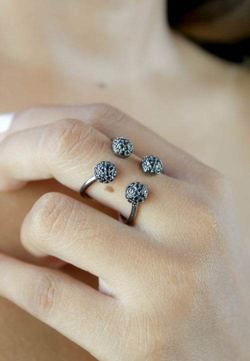 Joy Ring in 18K Gold Plating Adjustable Size - Estalios