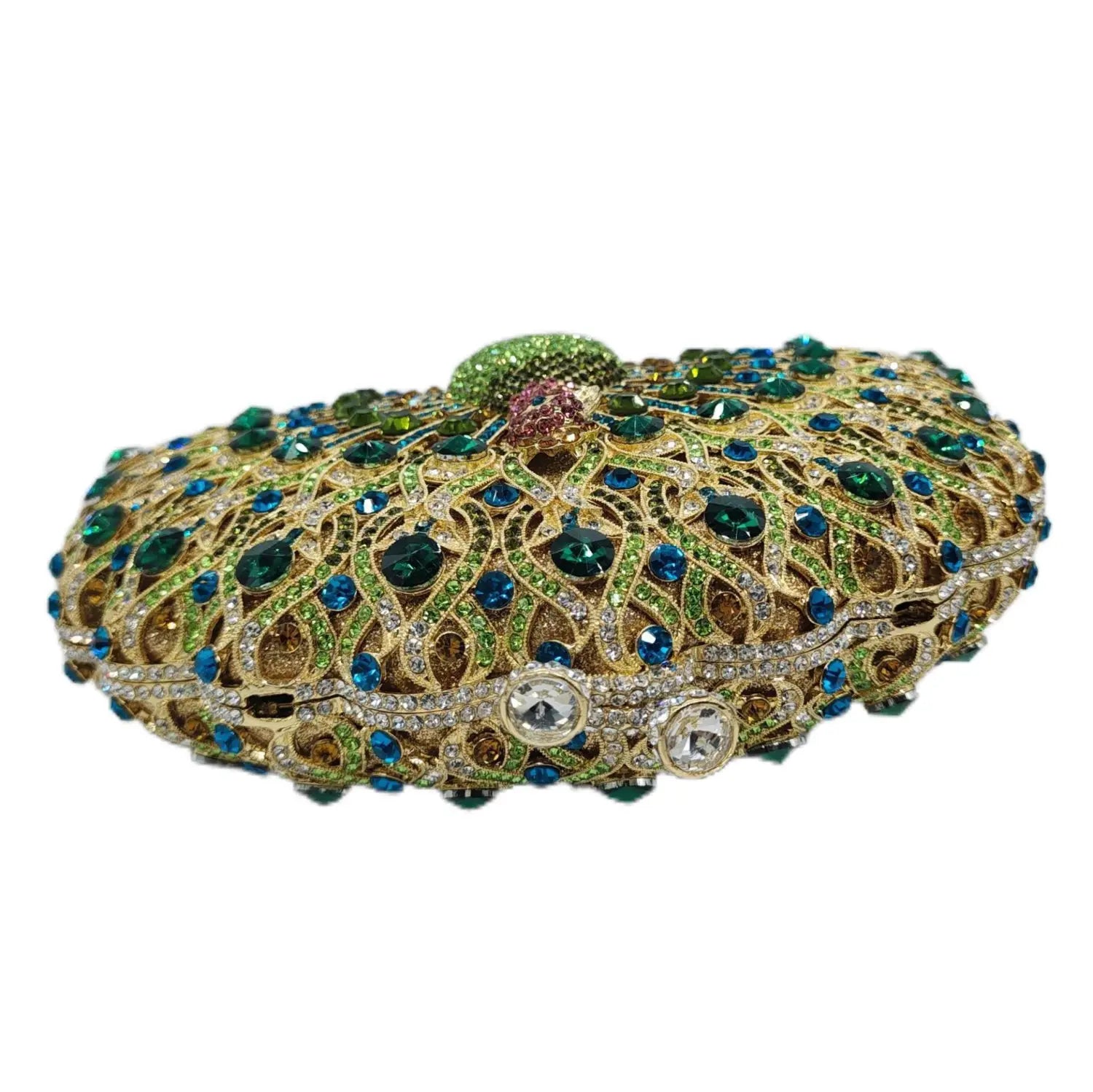 Large Peacock Diamond Every Night Bags Luxury