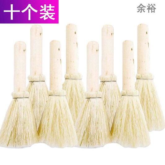 10 Pcs Palm Oil Brush Set for Wok and Bowl Cleaning - Estalios