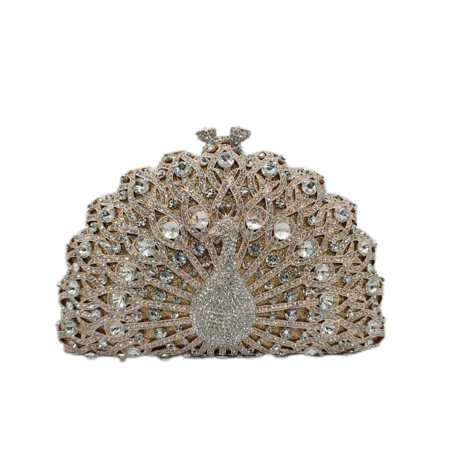 Large Peacock Diamond Every Night Bags Luxury