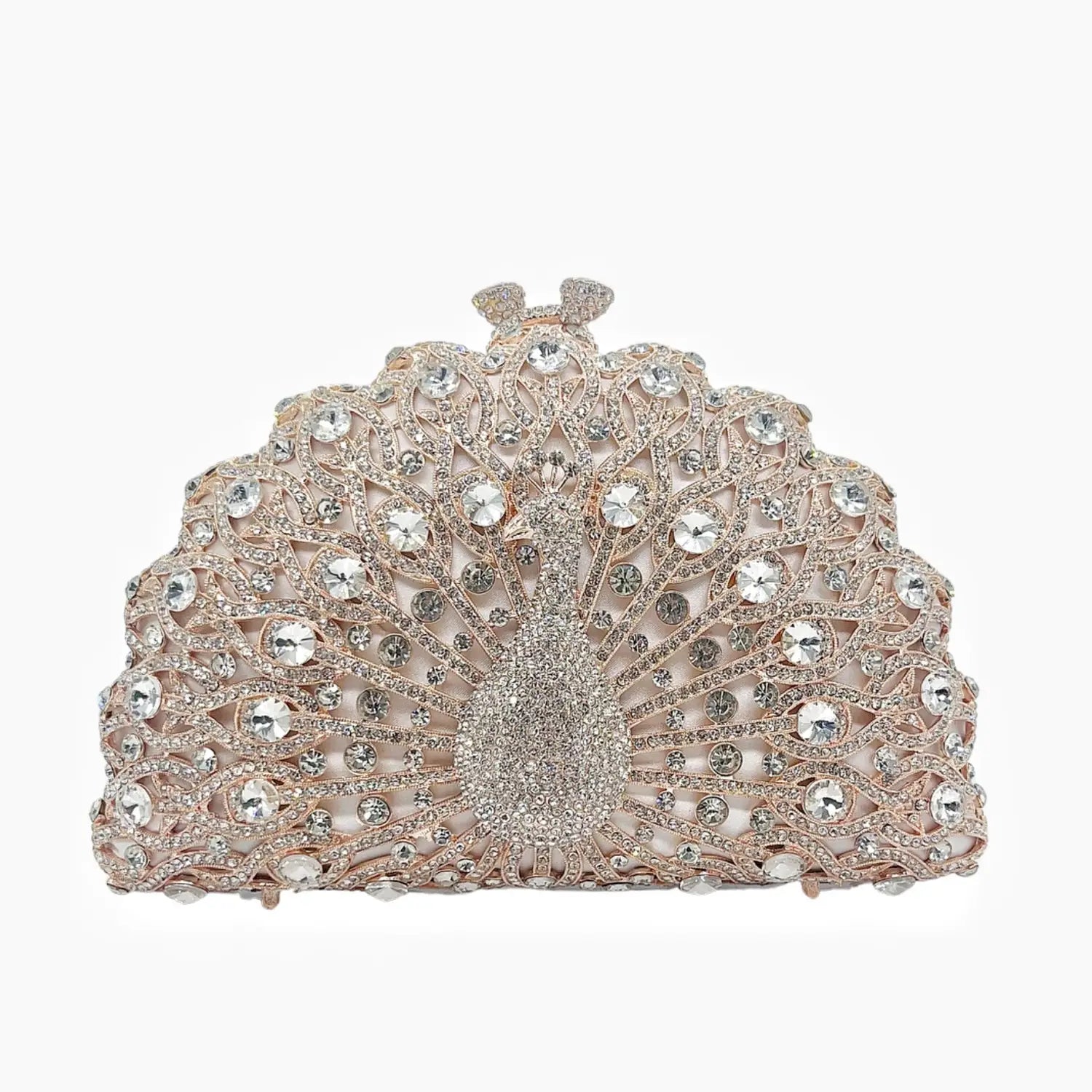 Large Peacock Diamond Every Night Bags Luxury