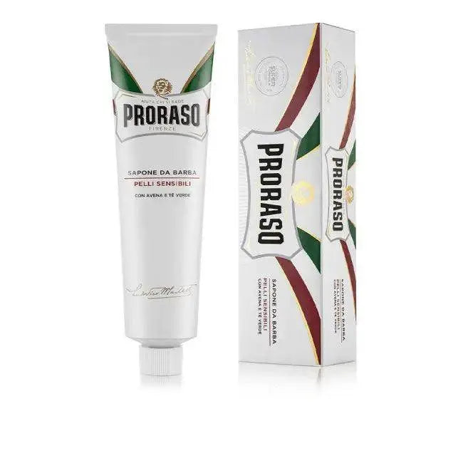 Proraso White Shaving Cream for Sensitive Skin Relief - Estalios