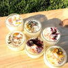 Radiant Floral Crystal Candles for Relaxing Ambience - Estalios