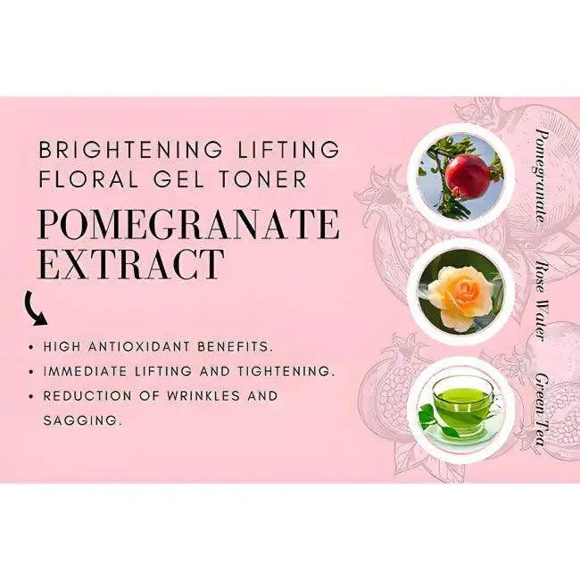 Radiant Pomegranate Toner for Hydrated, Glowing Skin - Estalios
