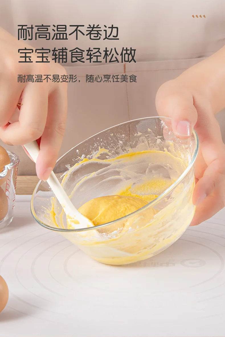 Silicone Baking Set with Spatula, Whisk, and Brush - Estalios