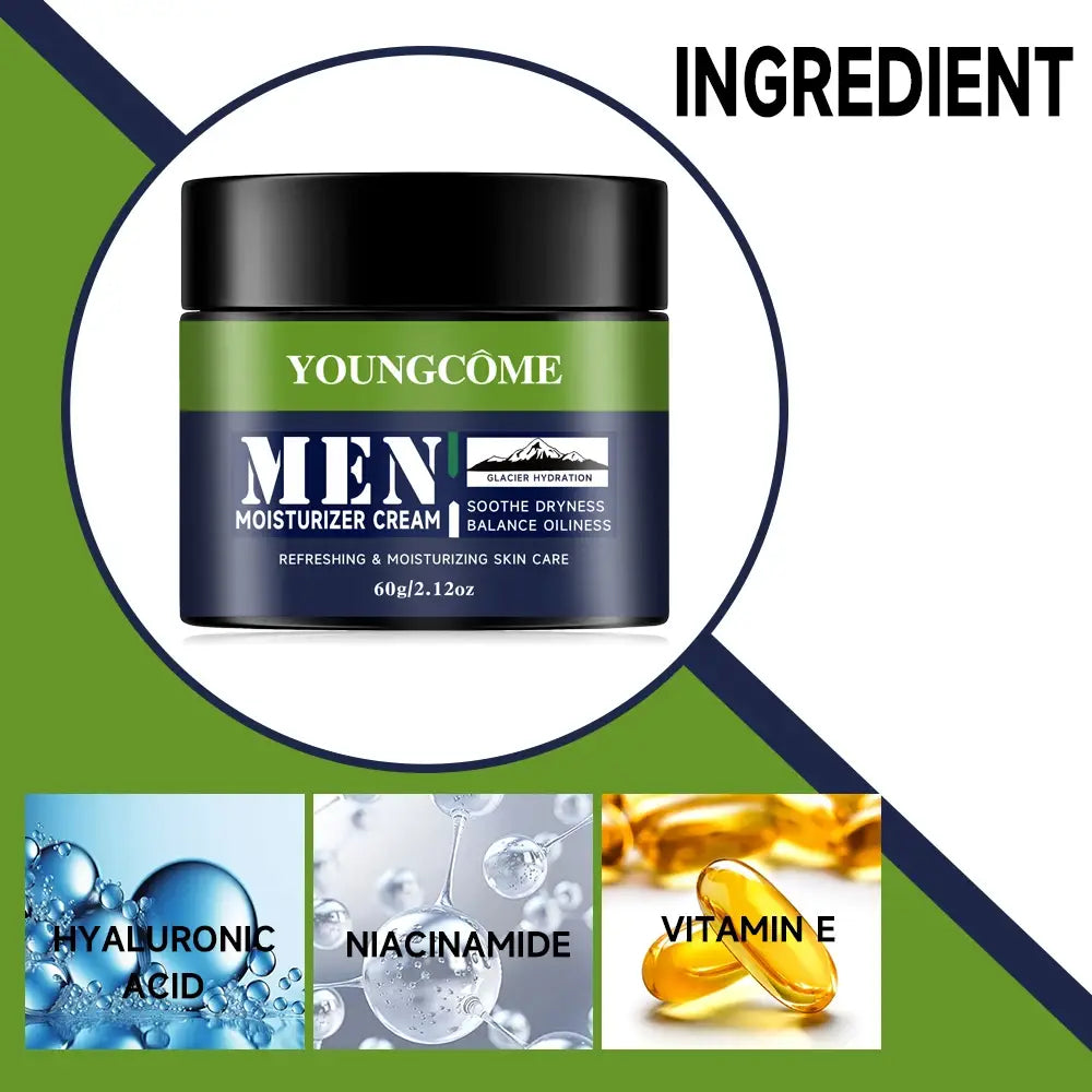 Youngcome Anti Aging Cream with Pore Concealment for Men Seeking Radiant Skin