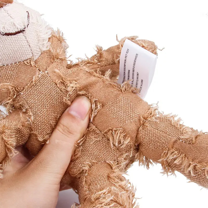 Osito de peluche interactivo para perros que hace ruido