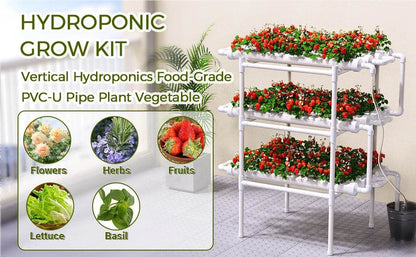 Hydroponics Growing System Kit for Vegetables and Herbs - Estalios