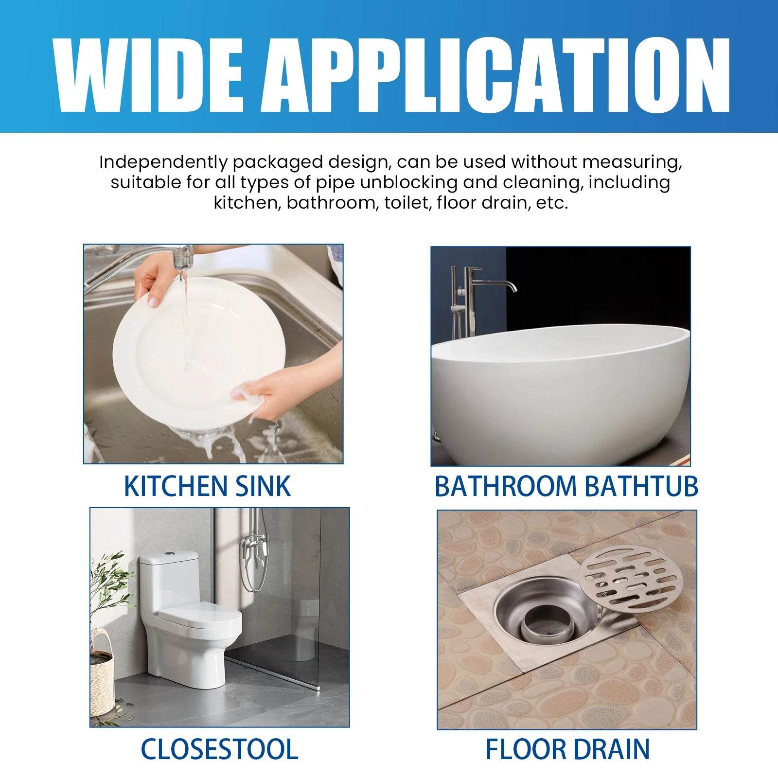 Dredging Agent Effervescent Tablets for Drain Cleaning - Estalios