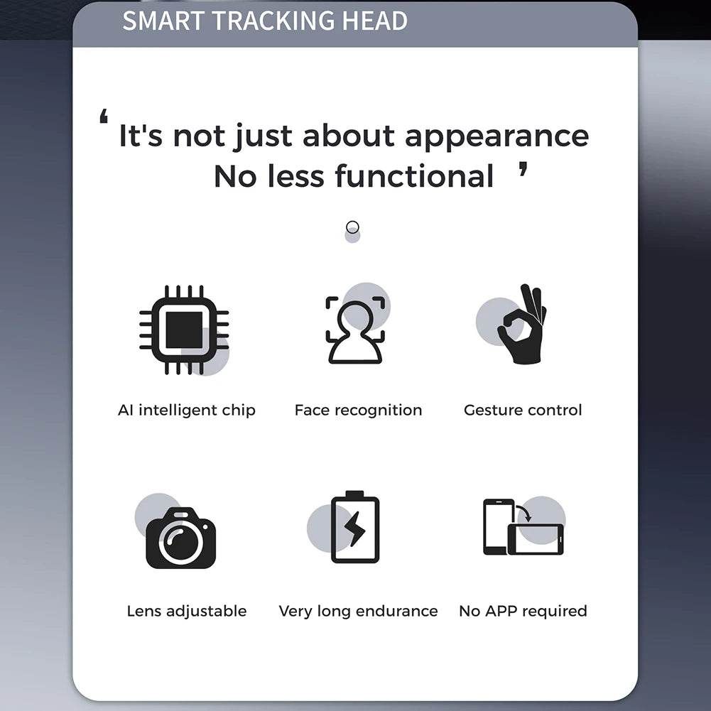 Auto Face Tracking Tripod for Tiktok Live Video Recording - Estalios