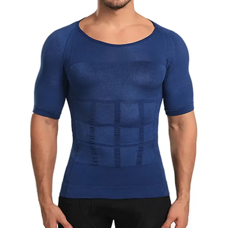 Camiseta sin mangas ajustada y elástica para hombre