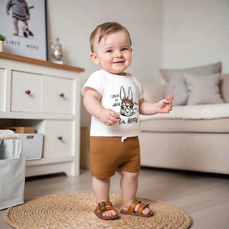 3Pcs Baby Girl Easter Outfits Long Sleeve Chick Embroidery Dress Leggings Set Infant Clothing Spring Costume - Estalios