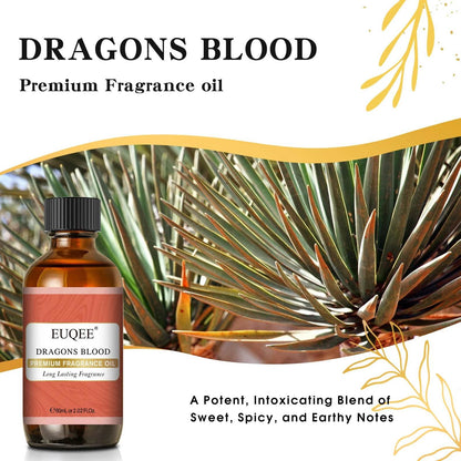 EUQEE 60ml Men's Fragrance Oils for Car Diffusion Aromas - Estalios