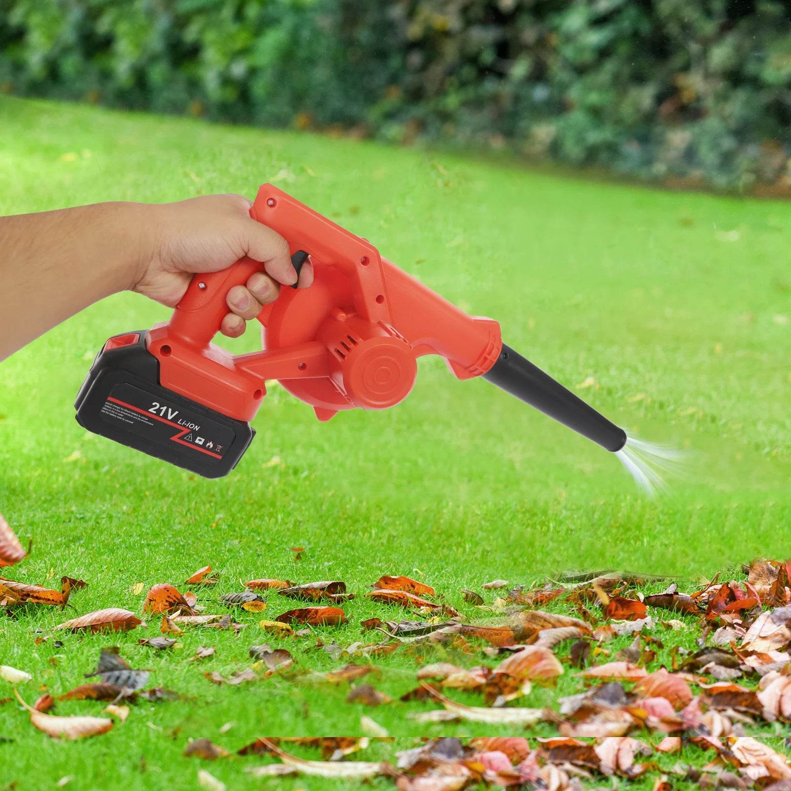 800W Electric Leaf Blower Battery Powered Adjustable Cleaning - Estalios