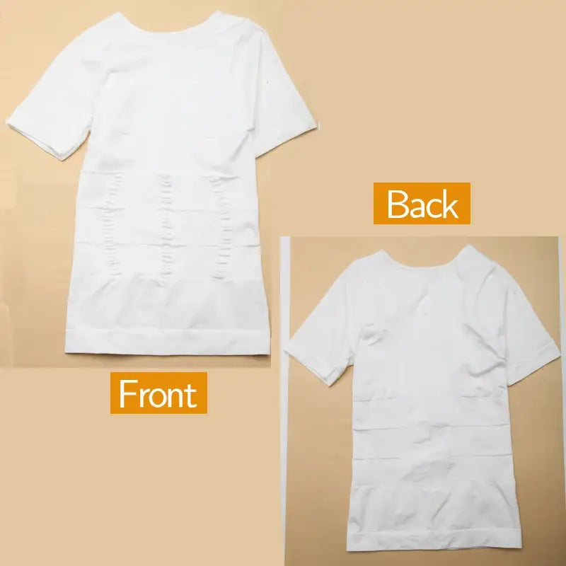 Camiseta moldeadora de pérdida de peso para hombre, camiseta de compresión adelgazante