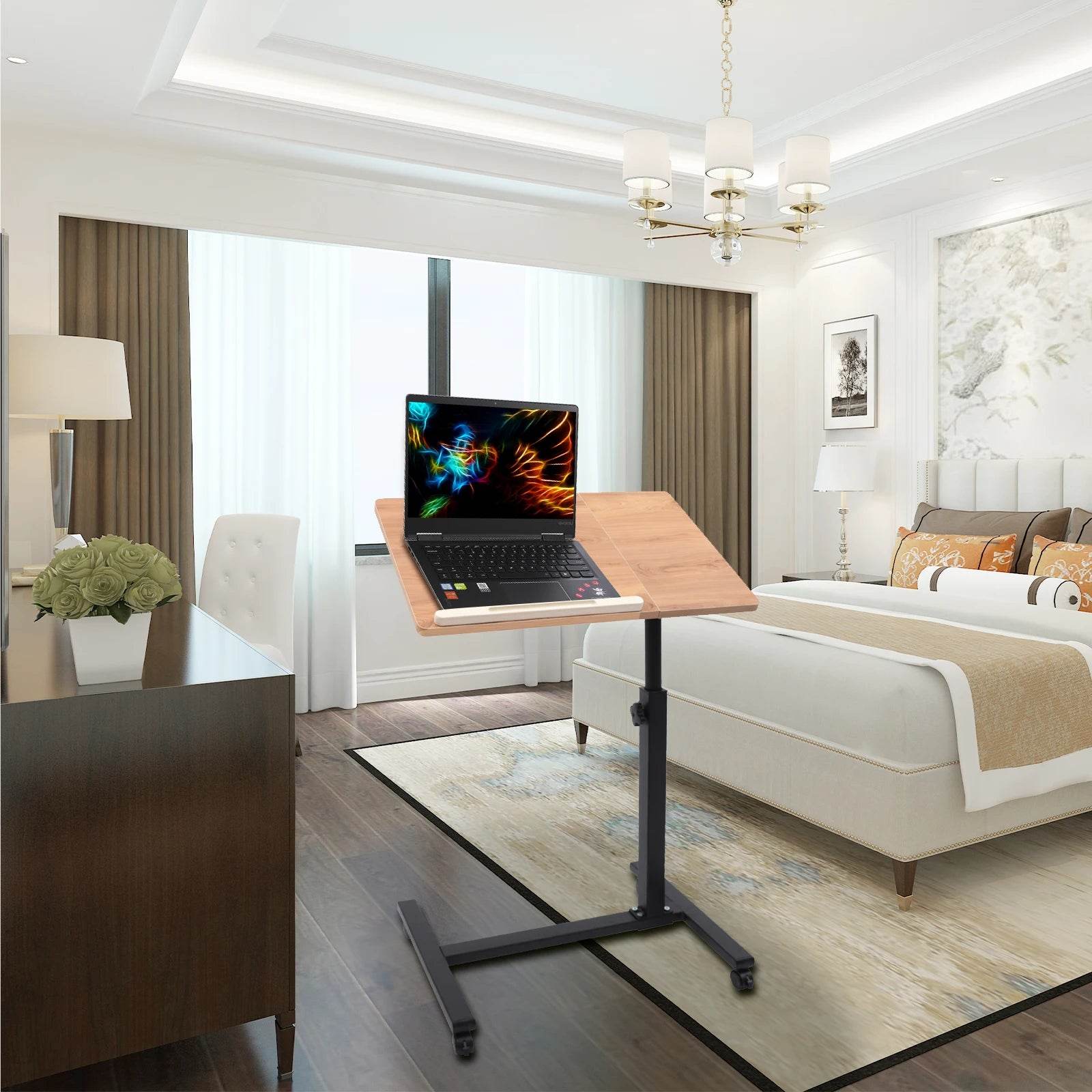 Adjustable Laptop Desk 360° Rotating Mobile Stand Tray - Estalios