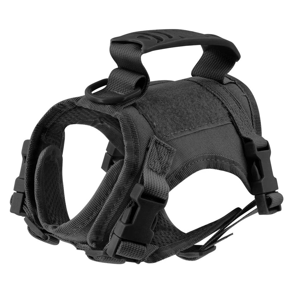 Tactical Puppy Harness Leash For Small Dogs Adjustable - Estalios