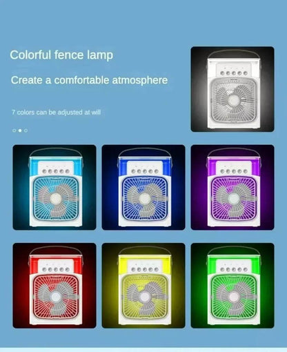 Summer Cooling Fan Desktop Humidifier Portable Spray Chiller - Estalios