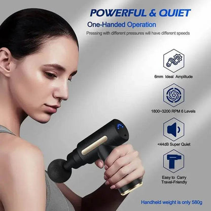 2025 Fascia Gun Muscle Relaxation Massager Electric Vibration - Estalios