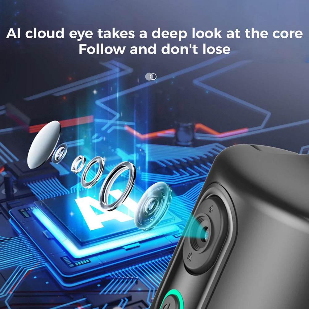 Auto Face Tracking Tripod with Gesture Control for Tiktok - Estalios