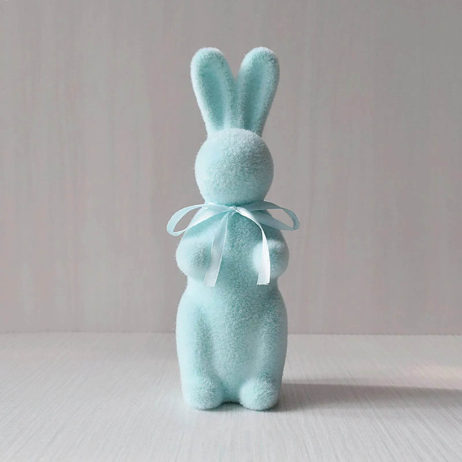 Easter Bunny Figurines With Bowtie - Estalios