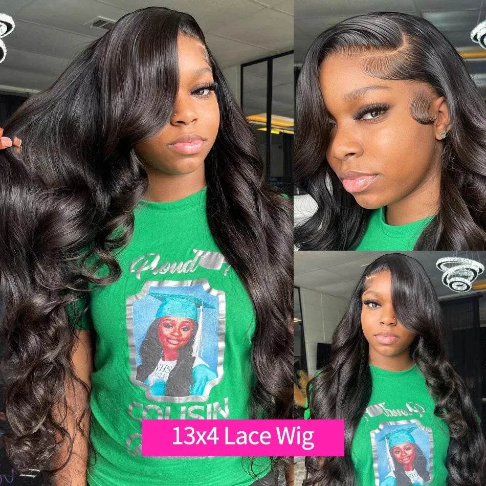 13x6 Body Wave Lace Front Wigs Human Hair 200% Density - Estalios