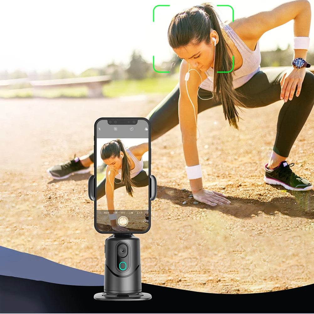 Auto Face Tracking Tripod with Gesture Control for Tiktok - Estalios