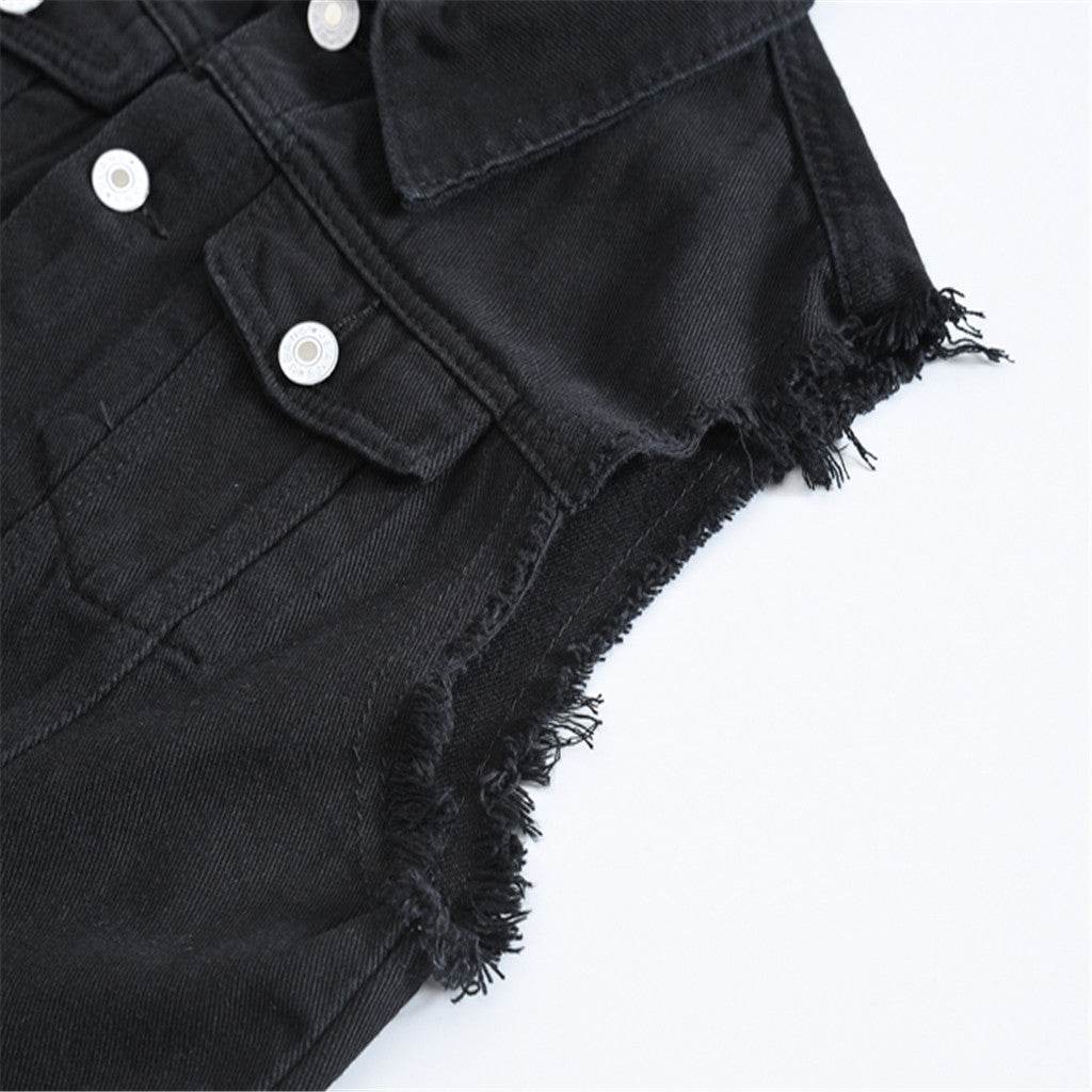 Men's New Fashion Sleeveless Denim Vest for Autumn Casual Wear - Estalios