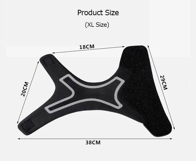 1 Pair Fitness Sports Ankle Brace Adjustable Compression Support - Estalios