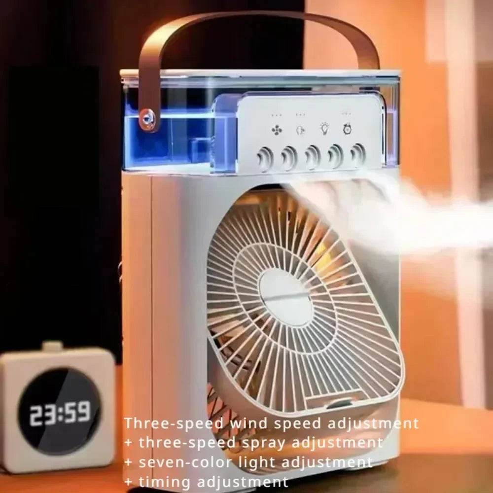 Summer Cooling Fan Desktop Humidifier Portable Spray Chiller - Estalios