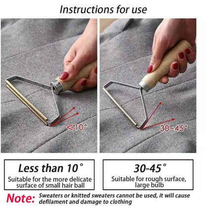 Portable Lint Remover Brush for Pet Hair and Fuzz Cleaning - Estalios