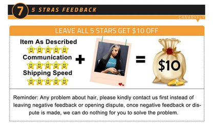 360 Transparent 13x6 Lace Front Human Hair Wig For Women - Estalios