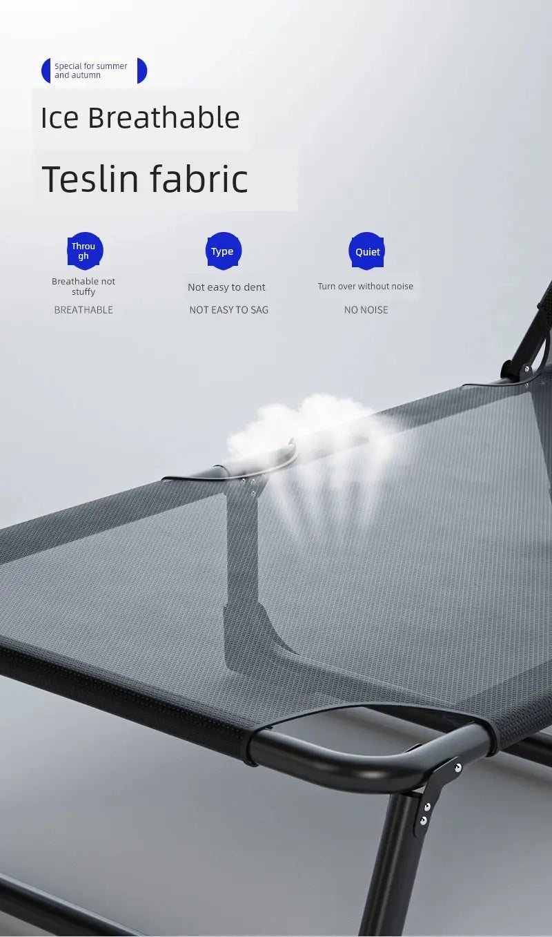 Cama plegable para exteriores, sencilla, ideal para el hogar y la oficina.